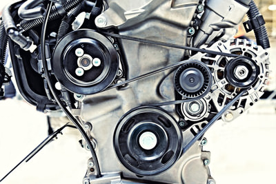 What does the serpentine belt control?