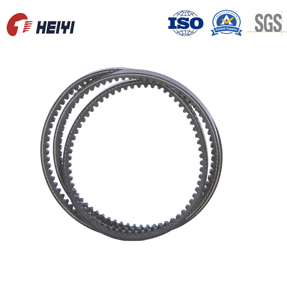 AV10X600 high power transmission raw edge cog v belt for heavy truck brand HOWO,SINOTRUCK,HINO,DAF