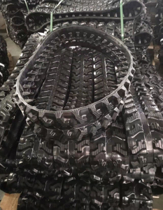 Large power transmission 350x90x56 rubber track for dumper