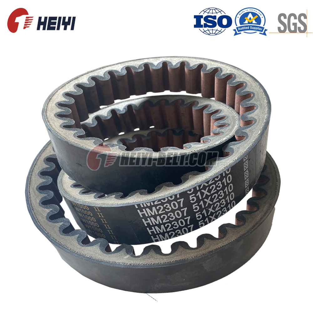 HM2307Ld 51*2325 Variable Speed Belt Harvest Agricultural Rubber V Belt for zoomlion Drum parts