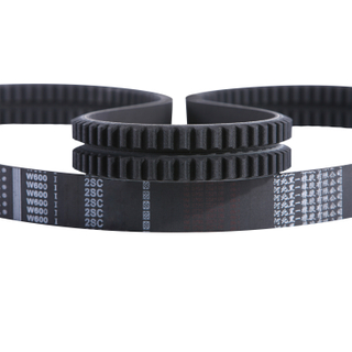 2SC2520 Cogged banded Rubber V belt for World Rice Harvester