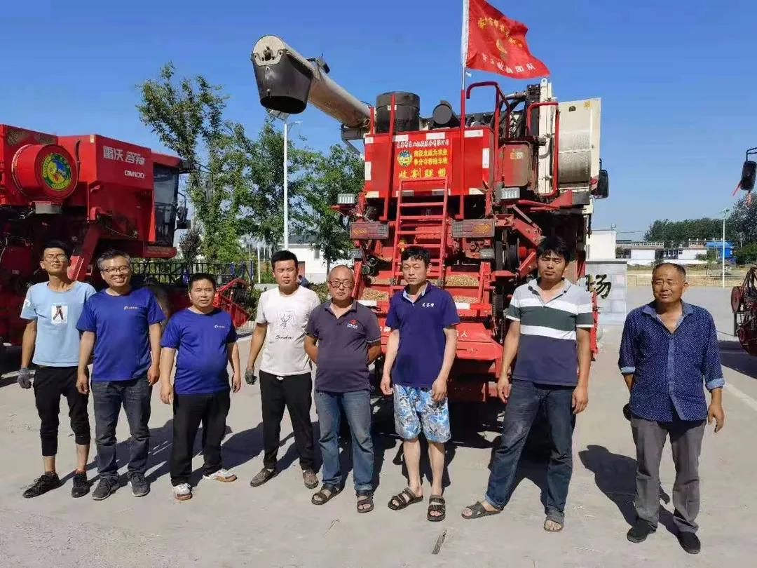 2021 Heiyi rubber wheat harvest service ends, looking forward to the autumn harvest!