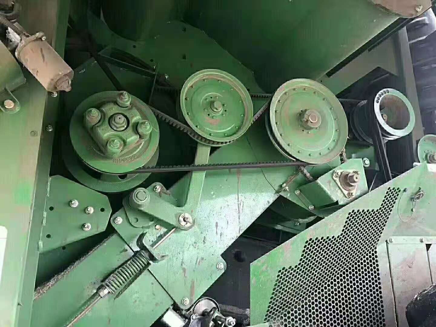 What v belt model does Heiyi supplied to imported silage maize harvester?