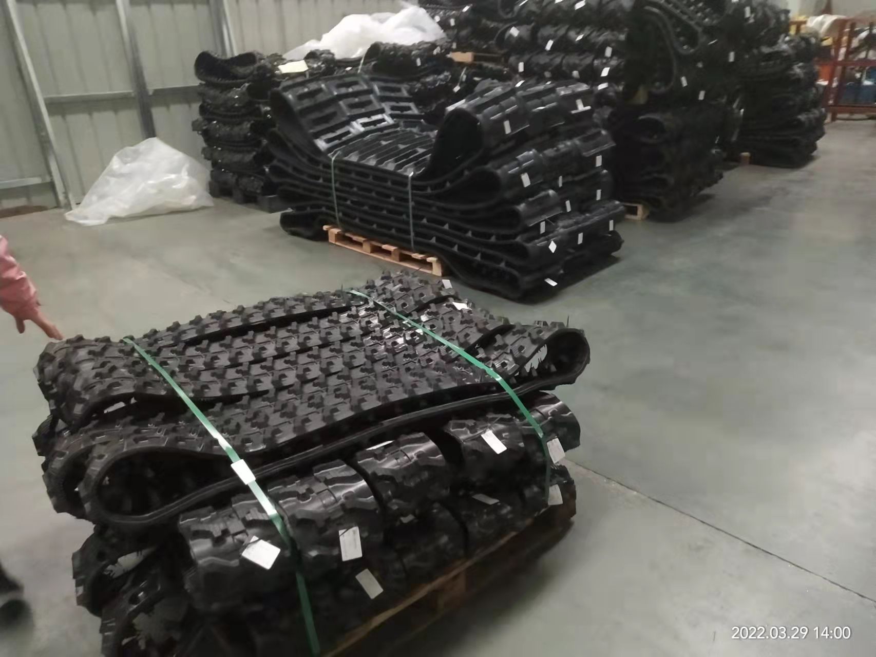 Heiyi Steel Cord Rubber Track 350*90*48 for Drilling And Prospecting Equipment