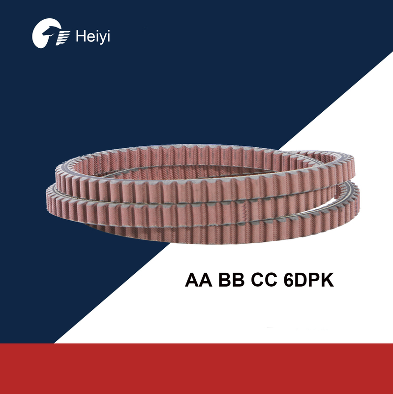 Double V Belt aa bb cc 6dpk Rubber V Belt