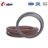 Double sided tooth v belt for agriculture combine harvester