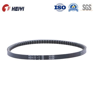 AV10X600 high power transmission raw edge cog v belt for heavy truck brand HOWO,SINOTRUCK,HINO,DAF
